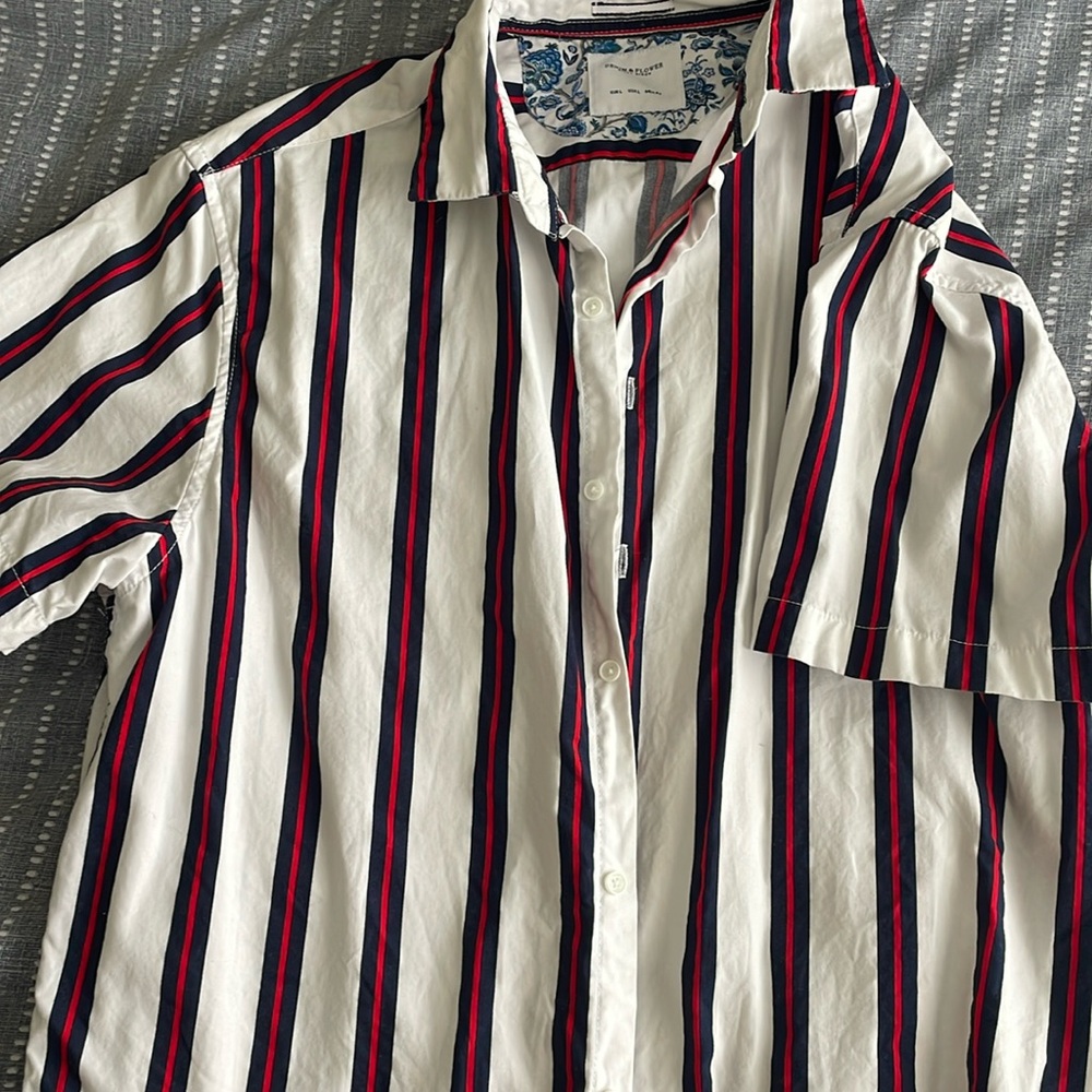 Striped Button Down Shirt